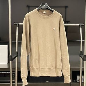 CHAMPION REVERSE WEAVE CREWNECK (TAUPE)